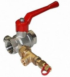 Краны шаровые с тройником для трубки PN16 BB Cimberio