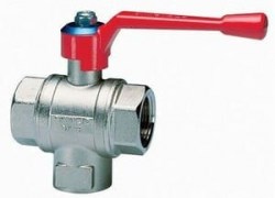 Краны шаровые трехходовые Cimberio