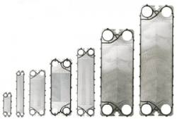 Пластины теплообменника Alfa Laval для обслуживания оборудования