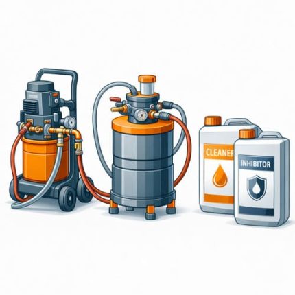 Установки и реагенты для промывки отопления от ХитЭнерджи