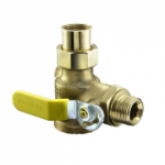 Угловой шаровый кран Oventrop Optigas арт. 3017851