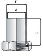 Alfa Laval Муфта ISO G ¾" / DN20/ DN15