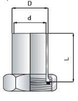 Alfa Laval Муфта ISO G ¾" / DN20/ DN15