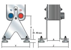 Alfa Laval Жесткая опора
