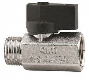 Cimberio Кран шаровой мини 012 1/4" PN150 ВН флажок арт. CIM 012 14