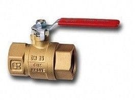 Cimberio Кран шаровой 11CR 1/4" серии Т12 корроз.латунь полнопроходной PN80 BB плоский рычаг арт. CIM 11CR 14