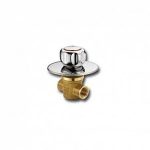 Cimberio Кран шаровой для скрытого монтажа 126 1/2" серии Т10 полнопроходной PN100 BВ декор. хром. ручка Ø100 арт. CIM 126 12