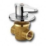 Cimberio Кран шаровой для скрытого монтажа 128 1/2" серии Т10 полнопроходной PN100 BВ декор. хром. ручка Ø70 арт. CIM 128 12