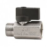 Cimberio Кран шаровой 12 1/4" серии Т12 полнопроходной PN80 BB рычаг арт. CIM 12 14