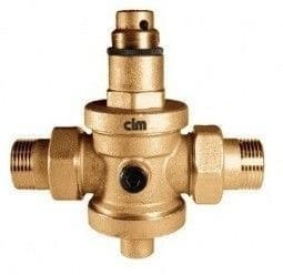 Cimberio Редуктор давления поршневой 1420 1/2" с отверстием под манометр с разъемным соединением PN25 НН арт. CIM 1420 12