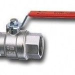 Cimberio Кран шаровой 17 1/4" серии Т16 полнопроходной PN80 BB плоский рычаг арт. CIM 17 14