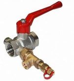 Cimberio Кран шаровой 200DP 1/2" c тройником для трубки PN16 BB арт. CIM 200DP 12