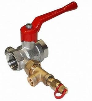 Cimberio Кран шаровой 200DP 1/2" c тройником для трубки PN16 BB арт. CIM 200DP 12