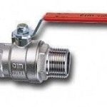 Cimberio Кран шаровой 201/17 1/4" серии Т16 полнопроходной PN80 BН плоский рычаг арт. CIM 201/17 14