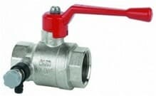 Cimberio Кран шаровой 200 1/2" серии Т14 полнопроходной со сливом PN60 ВВ рычаг арт. CIM 200 12