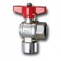 Cimberio Кран шаровой угловой 234 1/2" серии Т12 полнопроходной PN80 BВ бабочка арт. CIM 234 12