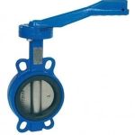 Cimberio Дисковый поворотный затвор 3000 Ду 25 чугун PN16 FF рычаг арт. CIM 3000 25