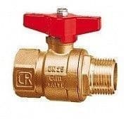 Cimberio Кран шаровой 301/12CR 1/4" серии Т12 корроз. латунь полнопроходной PN80 BН бабочка арт. CIM 301/12CR 14