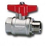 Cimberio Кран шаровой 301 1/4" серии Т10 полнопроходной PN100 BН бабочка арт. CIM 301 14