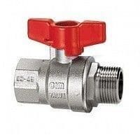 Cimberio Кран шаровой 301/16 1/4" серии Т16 полнопроходной PN80 BН бабочка арт. CIM 301/16 14