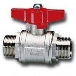 Cimberio Кран шаровой 302 1/4" серии Т10 полнопроходной PN100 НН бабочка арт. CIM 302 14