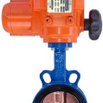 Cimberio Дисковый поворотный затвор с элетроприводом 3050EL Ду 25 чугун PN16 FF арт. CIM 3050EL 25