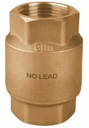 Cimberio Клапан обратный пружинный 30CRNL 1/2" корроз. латунь PN20 ВВ арт. CIM 30CRNL 12