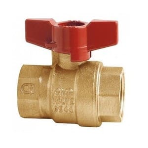 Cimberio Кран шаровой 316CR 1/2" серии Т16 корроз. латунь полнопроходной PN80 BB бабочка арт. CIM 316CR 12