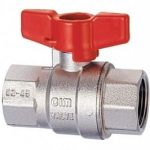 Cimberio Кран шаровой 316 1/4" серии Т16 полнопроходной PN80 BB бабочка арт. CIM 316 14