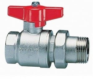 Cimberio Кран шаровой 346 1/2" серии Т14 полнопроходной с разъемным соединением PN60 ВН бабочка арт. CIM 346 12