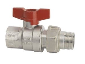 Cimberio Кран шаровой 346/16 1.1/4" серии Т16 полнопроходной с разъемным соединением PN40 BН бабочка арт. CIM 346/16 114