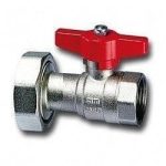 Cimberio Кран шаровой для насоса 353 3/4"x1.1/2" PN40 ВВ бабочка арт. CIM 353 34x112