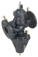 Cimberio Клапан балансировочный автомат. 3767ВLP Ду65 регулятор перепада давл. 20-80 кПа PN16 FF с имп. трубкой арт. CIM 3767B LP 65