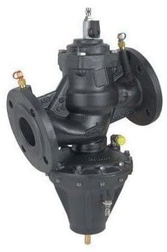 Cimberio Клапан балансировочный автомат. 3767ВLP Ду65 регулятор перепада давл. 20-80 кПа PN16 FF с имп. трубкой арт. CIM 3767B LP 65