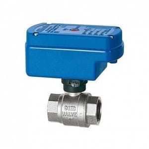 Cimberio Кран шаровой с электроприводом и реле 602RE24 3/4" 24В серия Т14 полнопроходной PN45 ВВ арт. CIM 602RE24 34