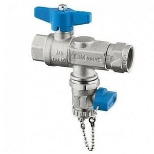 Cimberio Кран шаровой с фильтром