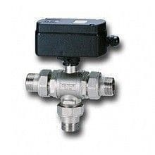 Cimberio Кран шаровой трехходовой с электроприводом и реле 708RE 3/4" 230B серия Т23 тип L с разъемным соединением PN40 ННН арт. CIM 708RE 34