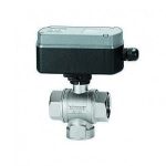 Cimberio Кран шаровой трехходовой с электроприводом 710 3/4" 230B серия Т23 тип L PN40 ВВВ арт. CIM 710 34