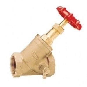 Cimberio Клапан запорный 74DP 1/2" c тройником для трубки PN16 BB арт. CIM 74DP 12