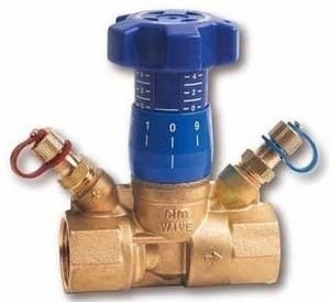 Cimberio Клапан балансировочный ручной 787 1/2" корроз. латунь Kvs=1