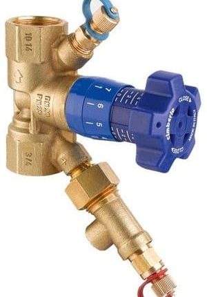 Cimberio Клапан балансировочный ручной 787DP 1/2" корроз. латунь Kvs=1