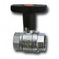 Cimberio Кран шаровой A14 1/2" серии Т14 полнопроходной PN60 BB нейлоновая ручка арт. CIM A14 12