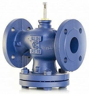 Cimberio Клапан регулирующий седельный двухходовой C2FGB100 Ду 100 шток 45 мм Kvs=130 м3/ч PN16 FF арт. CIM C2FGB100 100