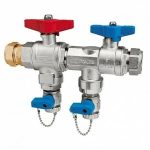 Cimberio Комплект для подключения геотермальных модулей С3729 28х28 PN25 обжимн. соединение бабочка арт. CIM C3729 28x28