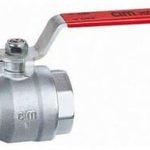 Cimberio Кран шаровой RED5 1/2" серии RED5 полнопроходной PN50 BB плоский рычаг арт. CIM RED5 12