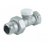 Cimberio Клапан запорный прямой V118 1/2 с разъёмом под стальную трубу PN10 ВН арт. CIM PV11810Q