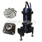 Фекальный насос с измельчителем Evak 50EG-5.75-he