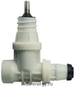 Врезной вентиль с насадками ISO Hawle 2680 2"-25/3/4"