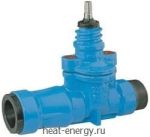 Вентиль AG/PE + IG чугун Hawle 2800 1 1/2"-50