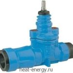 Вентиль AG/PE + IG чугун Hawle 2800 1 1/2"-50